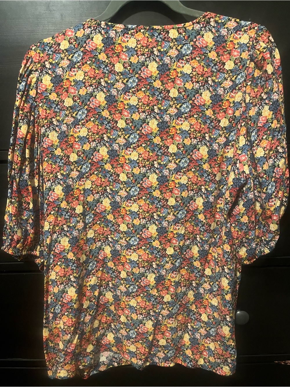 Sézane Paula Blouse in Sunflower Print - Picture 5 of 8
